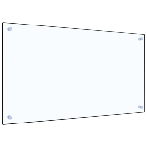 Panou antistropi bucătărie transparent 90x50 cm sticlă securiz. - Img 2