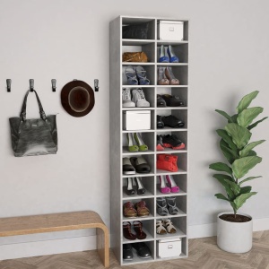 Pantofar, gri beton, 54x34x183 cm, PAL