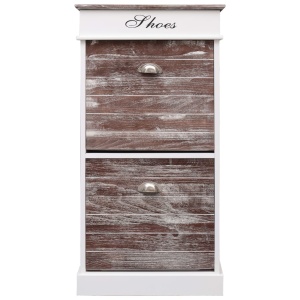 Pantofar, maro, 50 x 28 x 98 cm, lemn de paulownia - Img 4