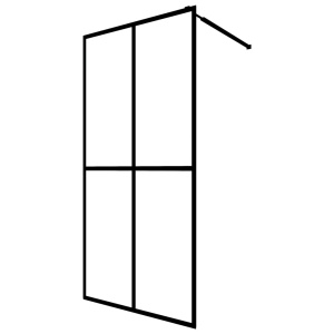 Paravan de duș walk-in, 140 x 195 cm, sticlă securizată - Img 2