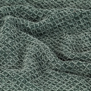 Pătură decorativă, verde inchis, 125 x 150 cm, bumbac - Img 3