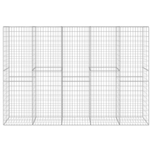 Perete gabion cu capace, 300 x 50 x 200 cm, oțel galvanizat - Img 3