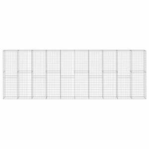 Perete gabion cu capace, 600 x 30 x 200 cm, oțel galvanizat - Img 2