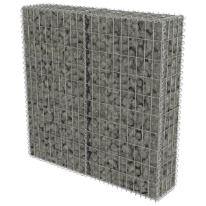 Perete gabion cu capace, oțel galvanizat, 100 x 20 x 100 cm - Img 3
