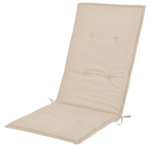 Perne scaun de grădină, 2 buc, crem, 120x50x3 cm - Img 8