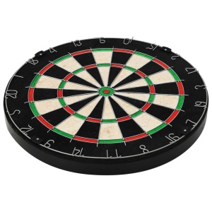 Placă de darts profesională din sisal, cu dulap și 6 săgeți - Img 5