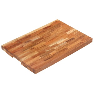 Placă de tocat, 60x40x4 cm, lemn masiv de acacia - Img 9