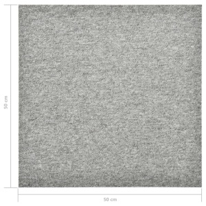 Plăci de pardoseală, 20 buc., gri deschis, 50 x 50 cm, 5 m² - Img 6