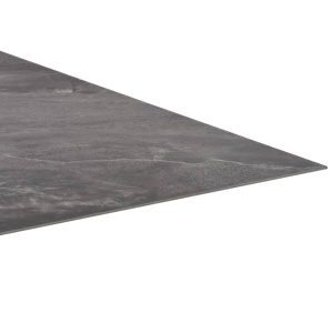 Plăci de pardoseală autoadezive, PVC, 5,11 m², negru, cu model - Img 5