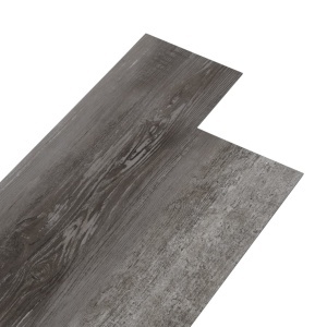 Plăci de pardoseală, lemn dungi, 5,26 m², PVC, 2 mm - Img 2