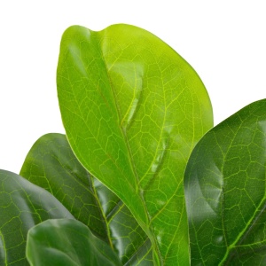Plantă artificială ficus cu ghiveci, verde, 90 cm - Img 2