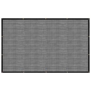 Plasă de remorcă, negru, 1,5 x 2,2 m, HDPE - Img 3