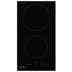 Plită ceramică cu 2 arzătoare, control tactil, 3000 W