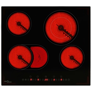 Plită ceramică cu 4 arzătoare, control tactil, 6600 W - Img 3