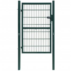 Poartă 2D pentru gard (simplă) 106 x 190 cm, verde