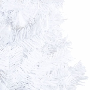 Pom de Crăciun artificial cu ramuri groase, alb, 240 cm, PVC - Img 4