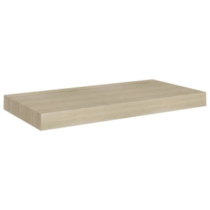 Raft de perete suspendat, stejar, 50x23x3,8 cm, MDF - Img 2