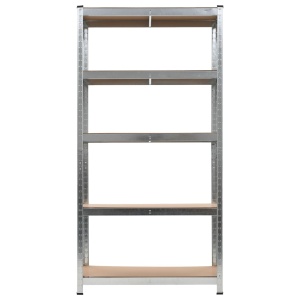 Rafturi de depozitare, 2 buc, 90 x 40 x 180 cm, MDF - Img 4