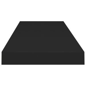 Rafturi de perete, 4 buc., negru, 80 x 23,5 x 3,8 cm, MDF - Img 5