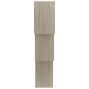 Rafturi de perete, cub, stejar Sonoma, 84,5 x 15 x 27 cm, PAL - Img 6