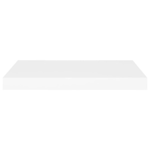 Rafturi de perete suspendate, 4 buc., alb, 60x23,5x3,8 cm, MDF - Img 8