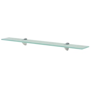 Rafturi suspendate, 2 buc., 70 x 10 cm, sticlă, 8 mm - Img 2