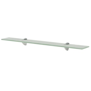 Rafturi suspendate, 2 buc., 70 x 20 cm, sticlă, 8 mm - Img 2