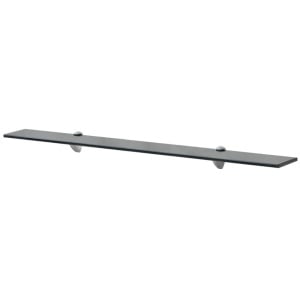 Rafturi suspendate, 2 buc., 90 x 10 cm, sticlă, 8 mm - Img 2
