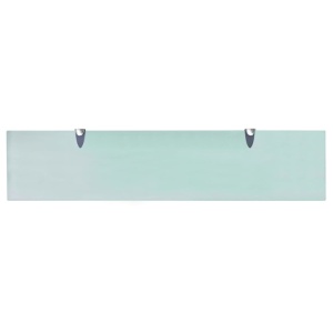 Rafturi suspendate, 2 buc., 90 x 20 cm, sticlă, 8 mm - Img 4
