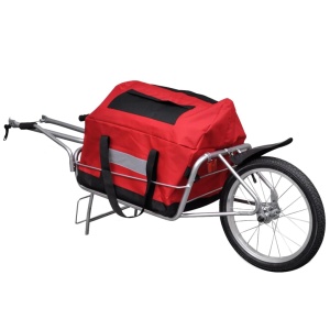 Remorcă cargo de bicicletă cu o roată și geantă de depozitare - Img 3