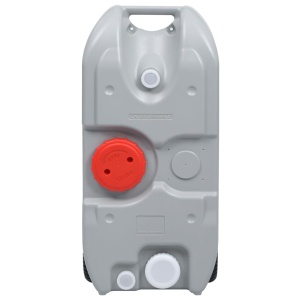 Rezervor de apă cu roți pentru camping, gri, 40 L - Img 2
