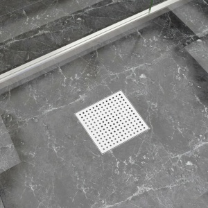 Rigolă de duș, 20 x 20 cm, oțel inoxidabil - Img 2