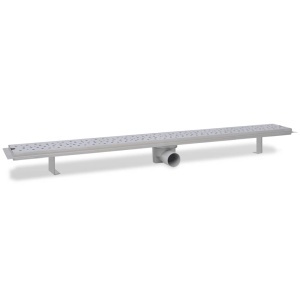 Rigolă duș liniară, model bule, oțel inoxidabil, 1030 x 140 mm - Img 4