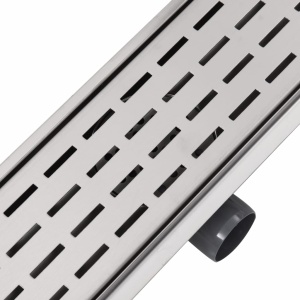 Rigolă duș liniară, model linie, oțel inoxidabil, 1030 x 140 mm - Img 5