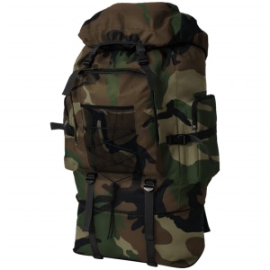 Rucsac in stil militar, XXL, 100 L, camuflaj