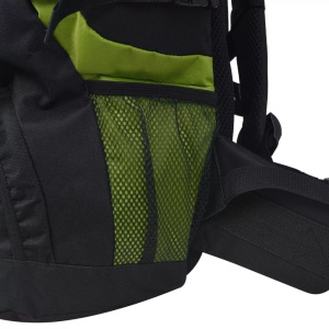 Rucsac pentru drumeții XXL 75 L, Negru și verde - Img 6