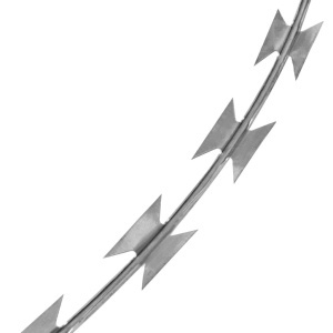 Sârmă ghimpată din oțel galvanizat NATO BTO-22 Concertina, 150 m - Img 4