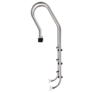Scară pentru piscină cu 3 trepte 120 cm oțel inoxidabil - Img 3