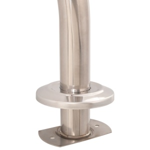 Scară pentru piscină, cu 3 trepte, 120 cm, oțel inoxidabil - Img 6