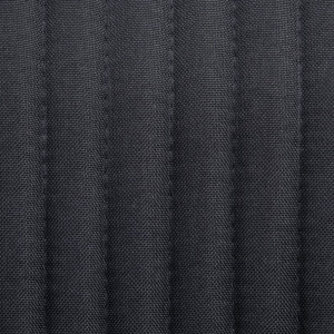Scaune de bucătărie, 2 buc., negru, material textil - Img 2