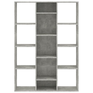 Separator cameră/Bibliotecă, gri beton, 100 x 24 x 140 cm, PAL - Img 8