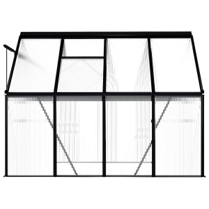 Seră, antracit, 4,75 m², aluminiu - Img 6