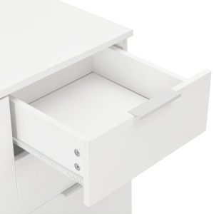 Servantă, alb extralucios, 71x35x76 cm, PAL - Img 6
