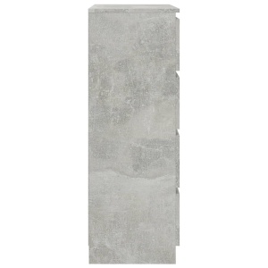 Servantă, gri beton, 60 x 35 x 98,5 cm, PAL - Img 6