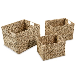 Set coșuri de depozitare, 3 buc, zambilă de apă - Img 2
