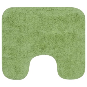 Set covorașe baie, 2 buc., textil, verde - Img 4
