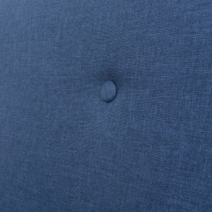 Set de canapele, 3 piese, albastru, material textil - Img 3