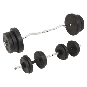Set de haltere și gantere, 60 kg - Img 3
