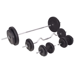 Set de haltere și gantere 90 kg - Img 2