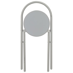 Set mobilier bucătărie cu depozitare, 3 piese, gri, MDF și oțel - Img 11